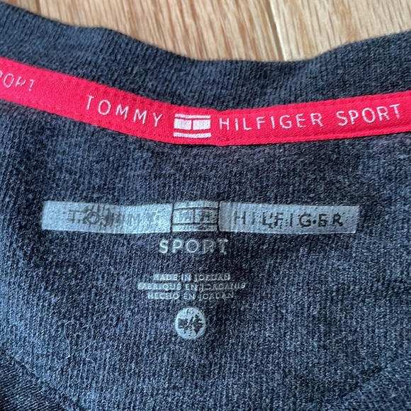Tommy Hilfiger Sport Shirt Womens Large Gray Long Sleeve Casual Athletic Ladies - Picture 6 of 9